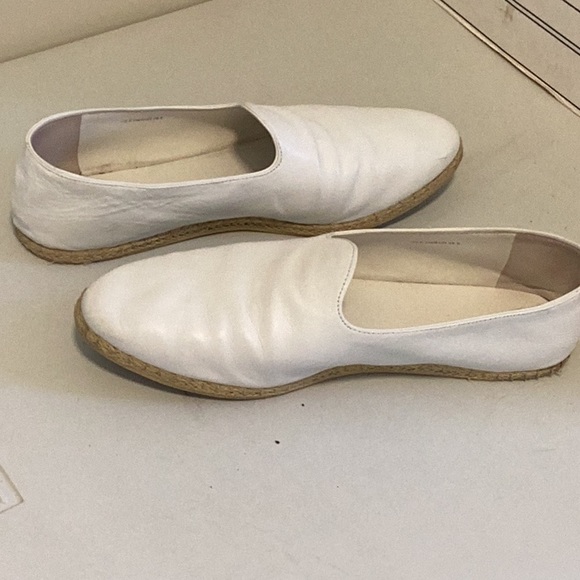 Vince White Leather Loafers - Picture 5 of 5